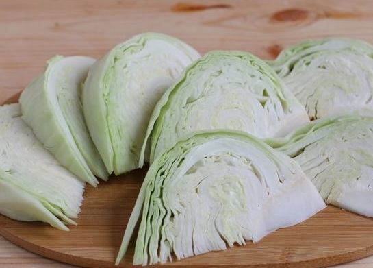 White Cabbage Schnitzels step 1