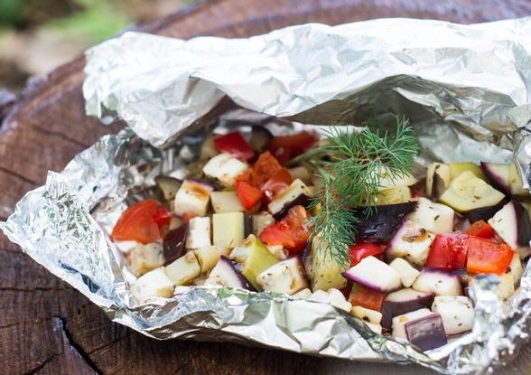 Vegetable Ratatouille in Foil on the Grill step 9