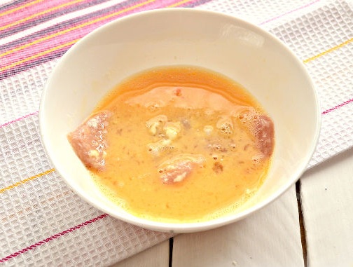 Chicken Fillet Schnitzel with Cheese step 4