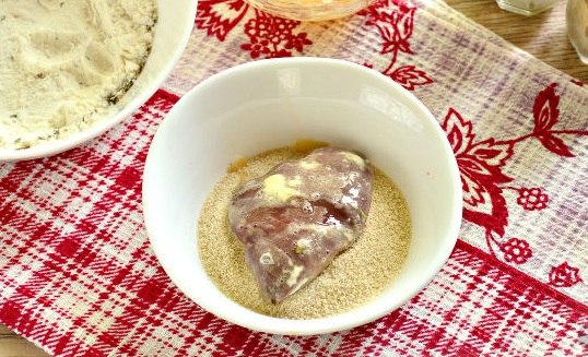Chicken Liver Schnitzels step 5