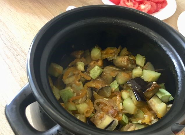 Saute with Eggplant Slavic step 9