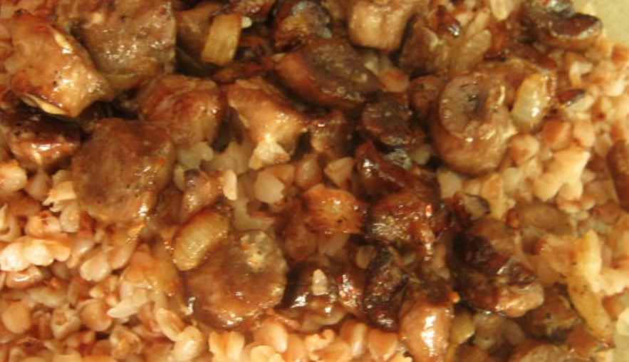 Buckwheat Porridge with Mushrooms