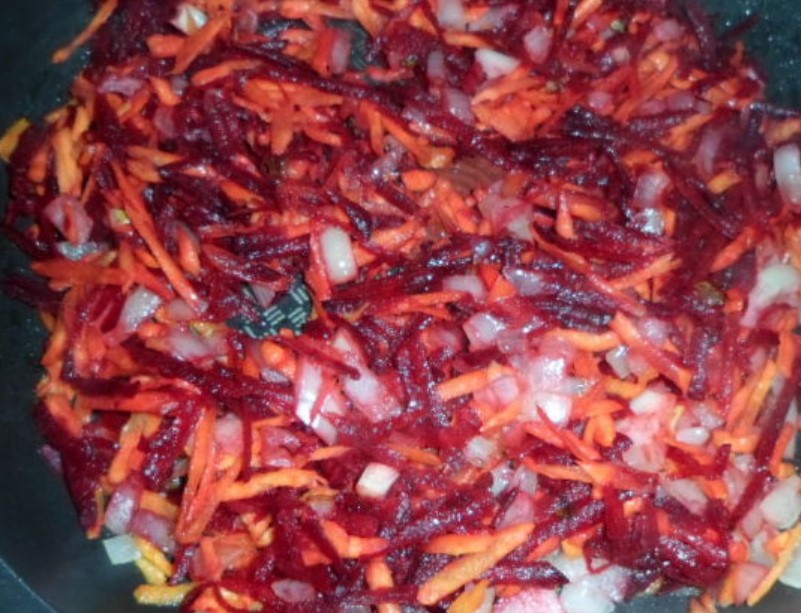 Chicken Broth Borscht step 4