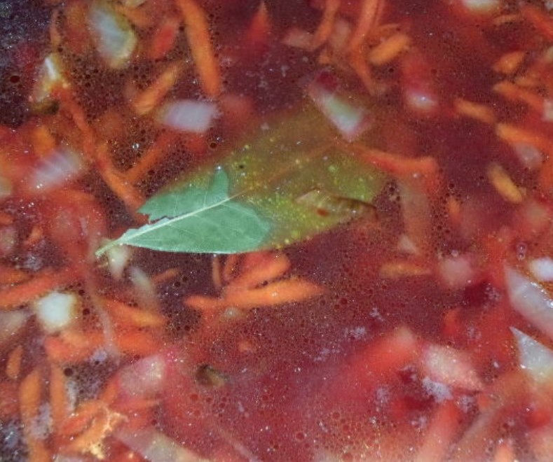 Chicken Broth Borscht step 7