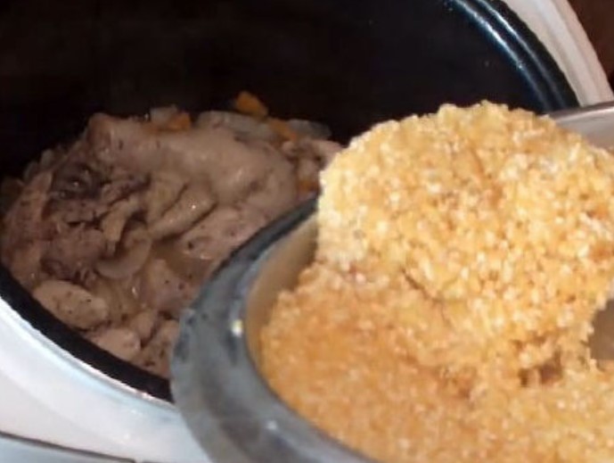 Corn Porridge with Chicken (in a Slow Cooker) step 8