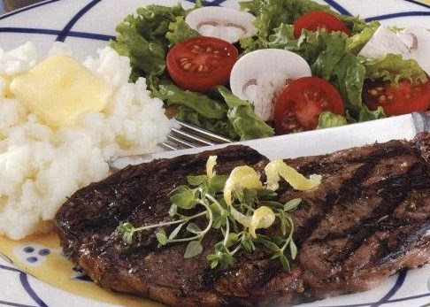 Grilled Beef Steaks in a New Way