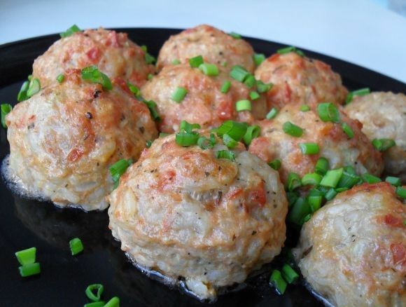 Homemade Meatballs with Rice (in the oven)