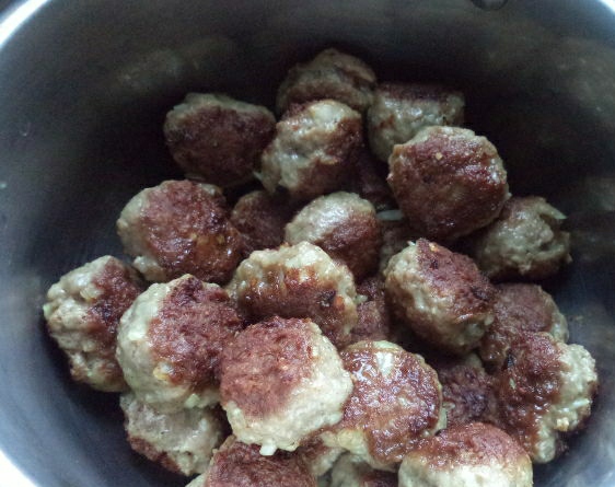 Plain Meatballs step 2