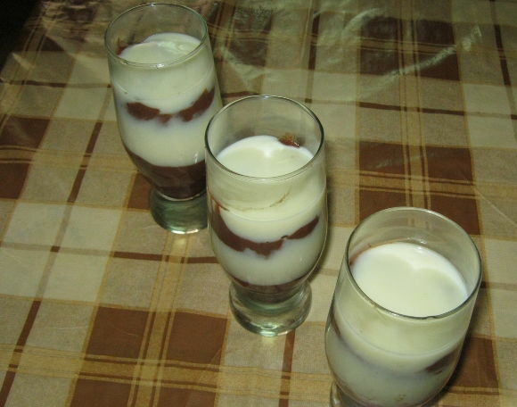 Chocolate Vanilla Pudding