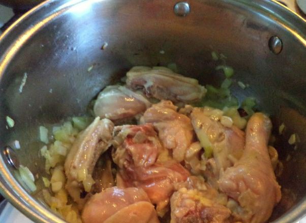 Roast with Chicken. step 1