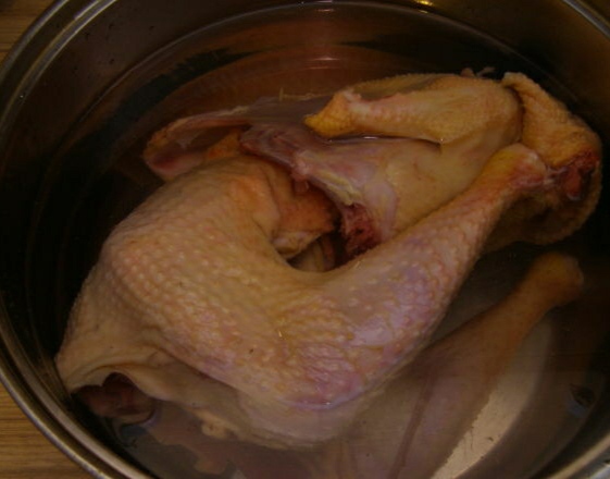 Chicken Broth step 1