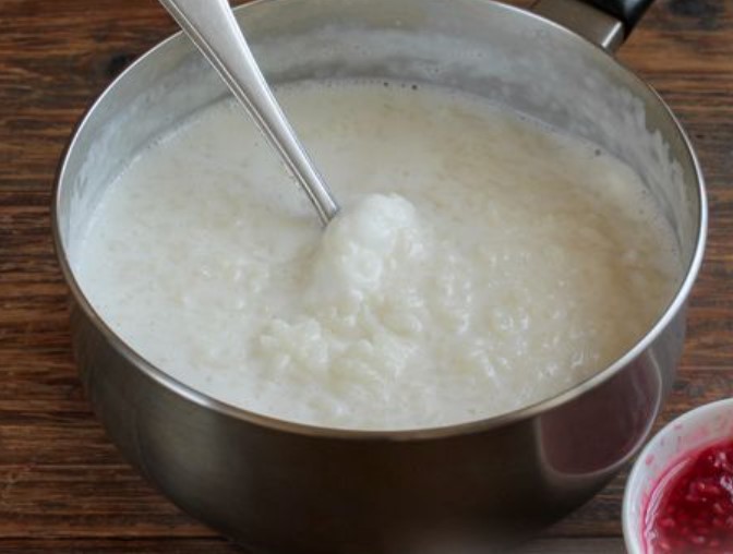 Milk Rice Porridge with Ice Cream step 7