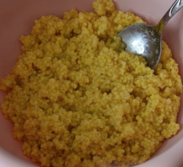 Millet Cakes with Cheese step 2