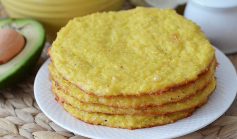Millet Cakes with Cheese