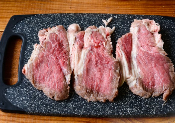 Mustard-Breaded Pork Steaks step 1