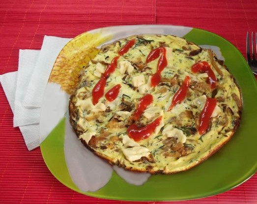 Omelet with Cabbage