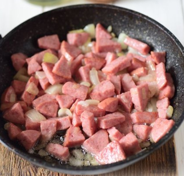 Pea Porridge with Sausage step 6