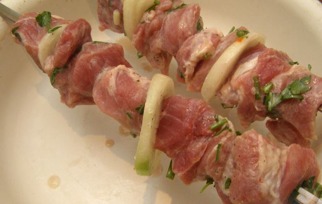 Pork Kebab Marinated in Kefir step 4