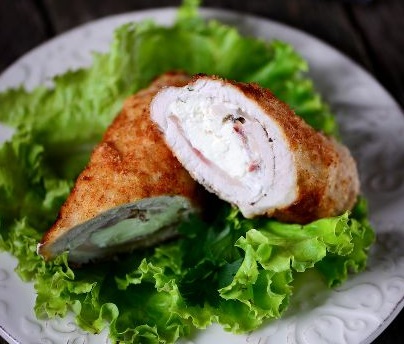 Pork or Veal Schnitzel Stuffed with Cheese