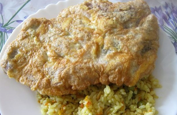 Pork Steaks on the Bone, with Cheese