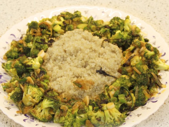 Quinoa with Vegetables and Teriyaki Sauce step 11