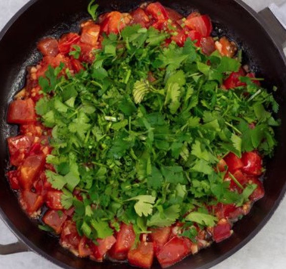 Rice with Cilantro and Tomatoes step 5