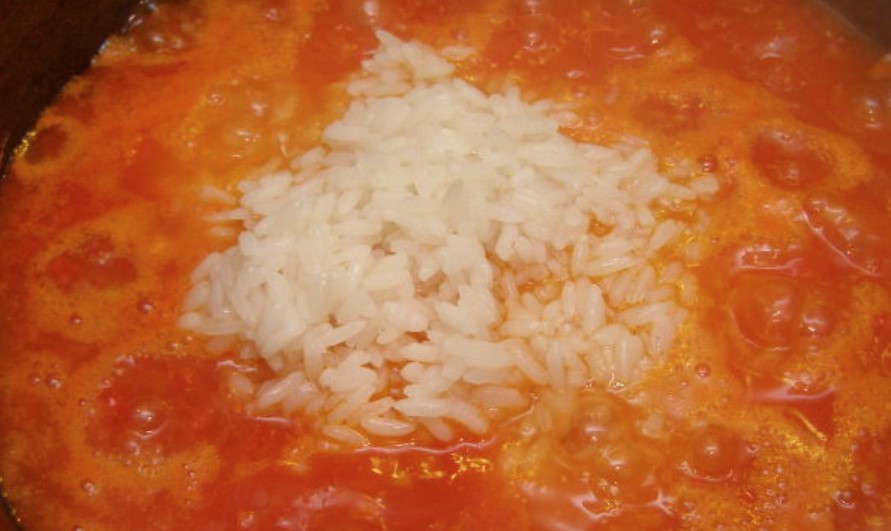 Rice with Vegetables step 9