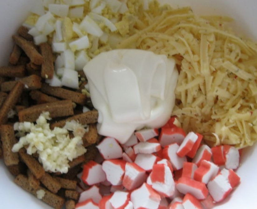 Royal Salad with Croutons step 5