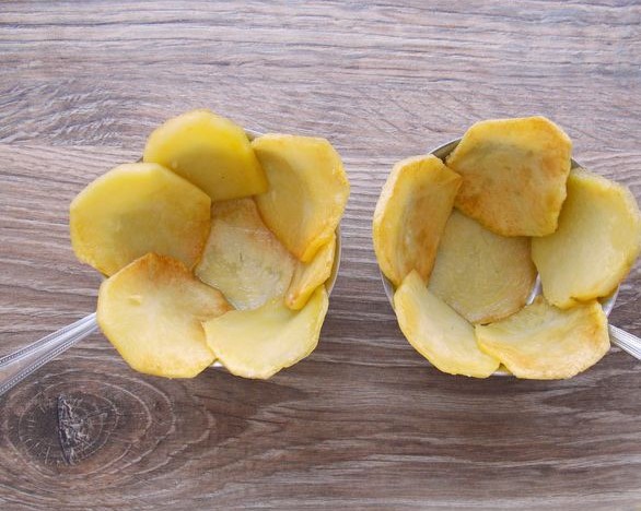 Scrambled Eggs “Flower” with Fried Potatoes (in the Oven) step 4