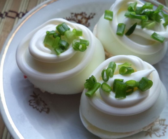 Eggs Stuffed with Crab Sticks