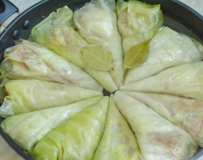 Cabbage Rolls with Chickpeas, Rice and Minced Meat step 17