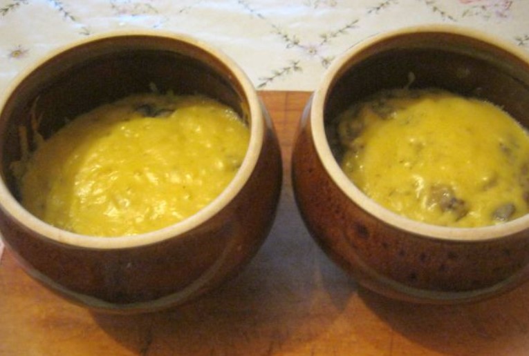 Mushroom Julienne step 13