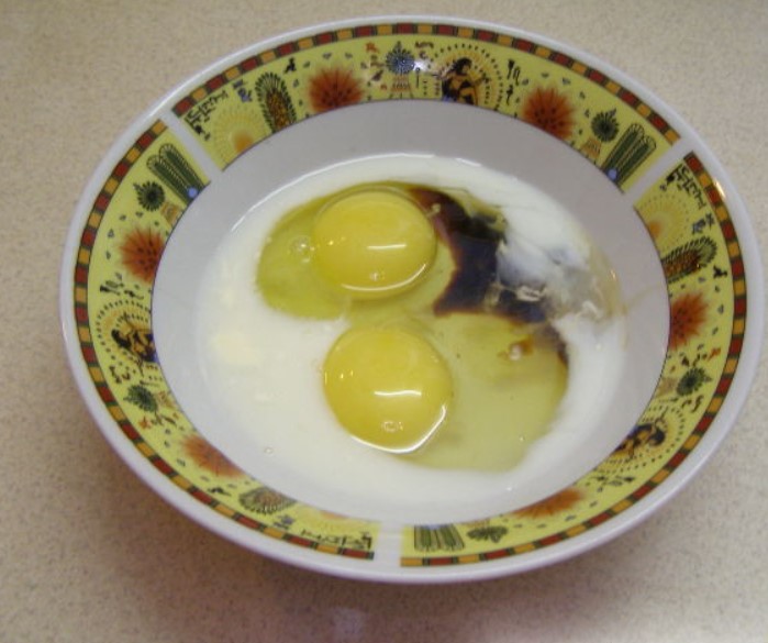 Layered Omelet step 1