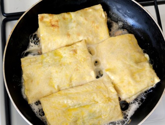 Lavash Envelopes with Boiled Eggs and Green Onions step 15