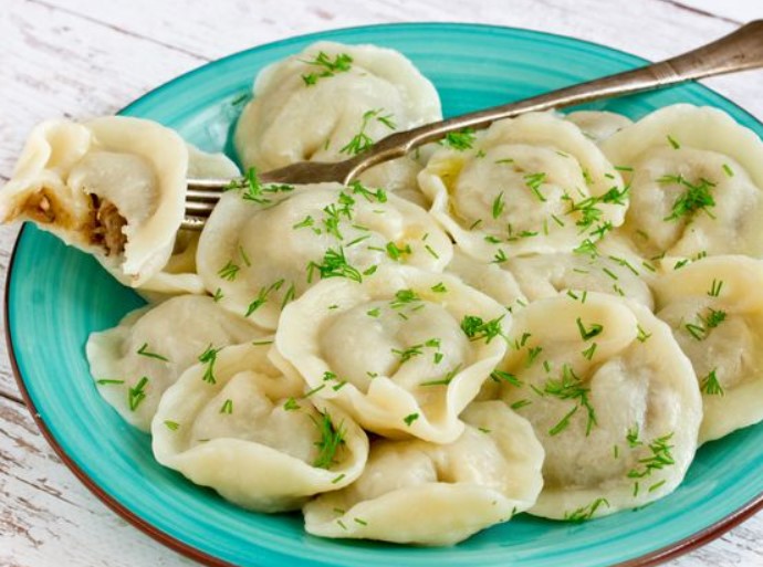 Dumplings with Mushrooms