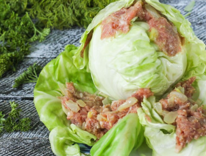 Cabbage Stuffed with Meat step 6