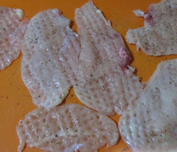 Chicken Chops Baked With Tomatoes and Cheese step 1