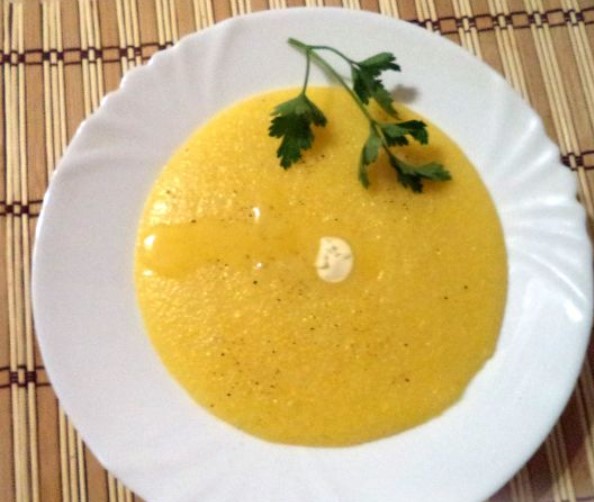 Polenta (Cornmeal Porridge in Italy)
