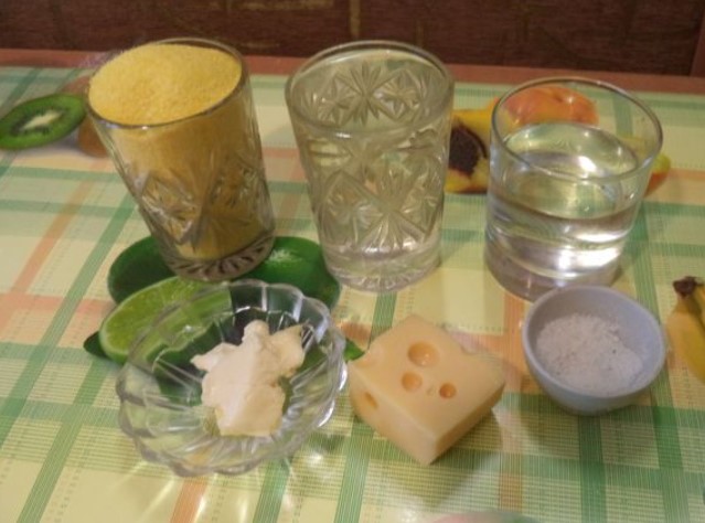 Polenta With Cheese step 1