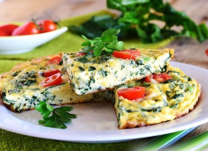 Frittata with Spinach