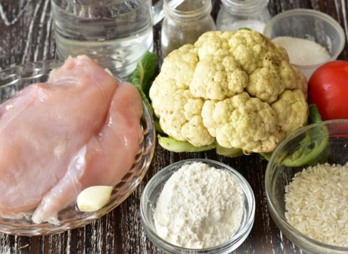 Lazy Cauliflower Cabbage Rolls step 1