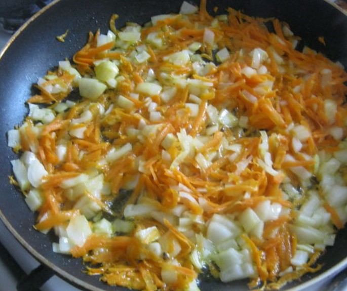 Mushroom Rice step 5