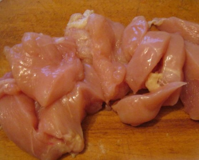 Chicken Breast Chop step 2