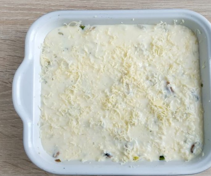 Potato Casserole with Mushrooms and Leeks step 9