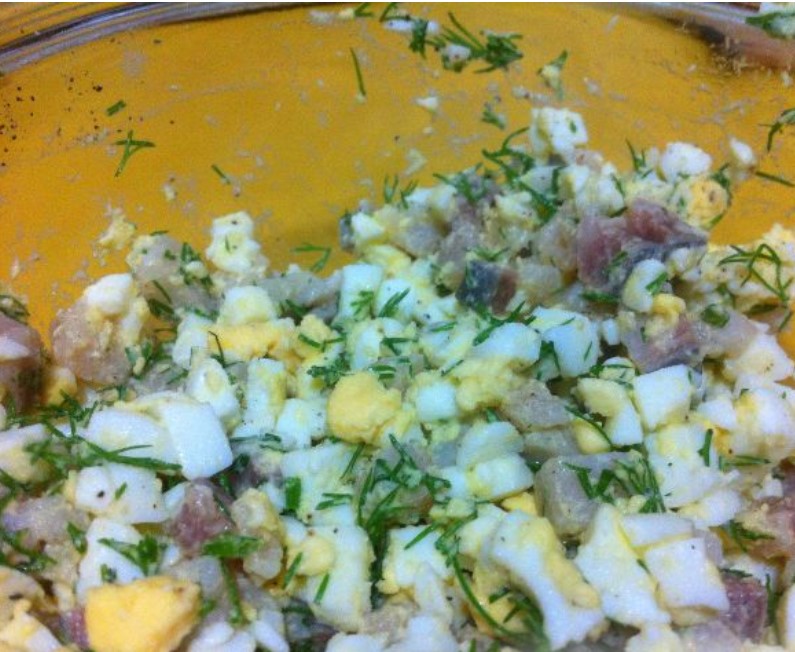 Herring and Egg Snack step 6