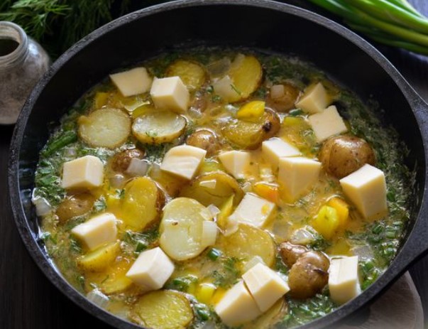 Frittata with Potatoes and Mozzarella step 10