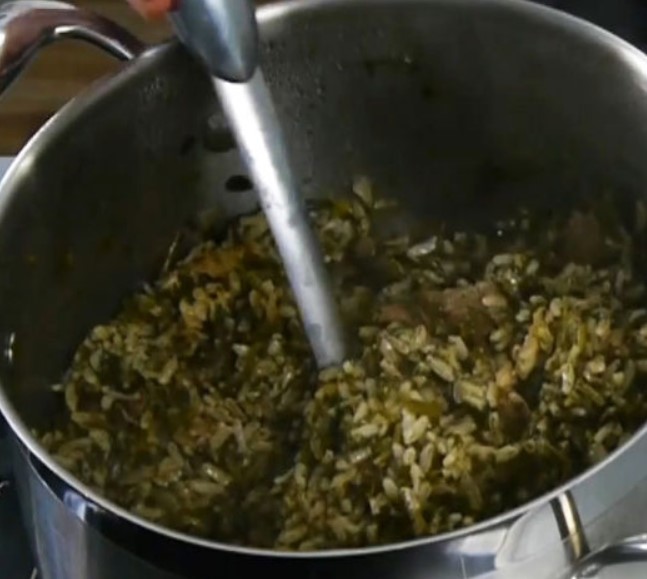 Green Uzbek Pilaf Bakhsh step 13