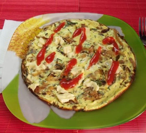 Omelet with Cabbage