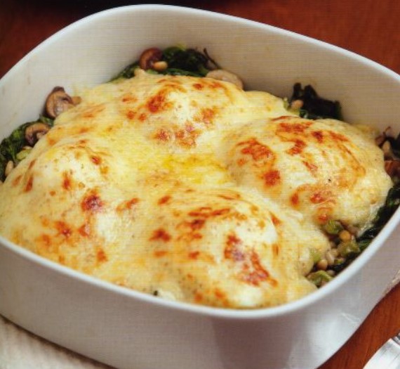 Florentine Eggs with Spinach