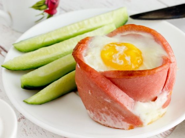 Fried Eggs with Sausage and Cheese, in the Oven step 10